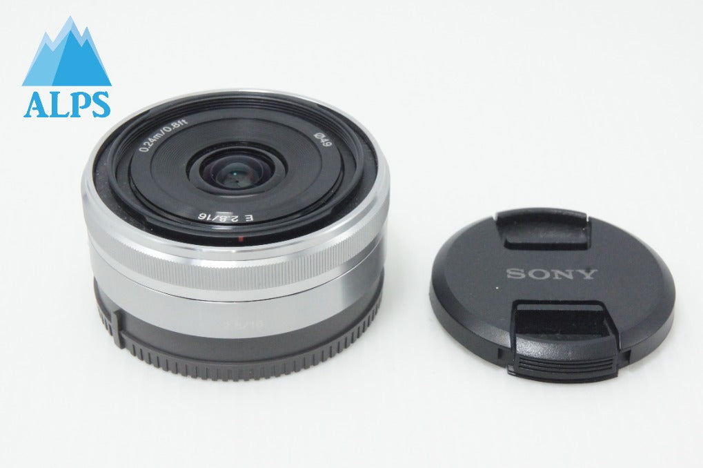 美品 SONY ソニー E 16mm F2.8 SEL16F28 Eマウント APS-C 単焦点レンズ