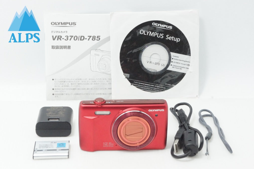 美品 OLYMPUS オリンパス STYLUS VR-370 コンパクトデジタルカメラ