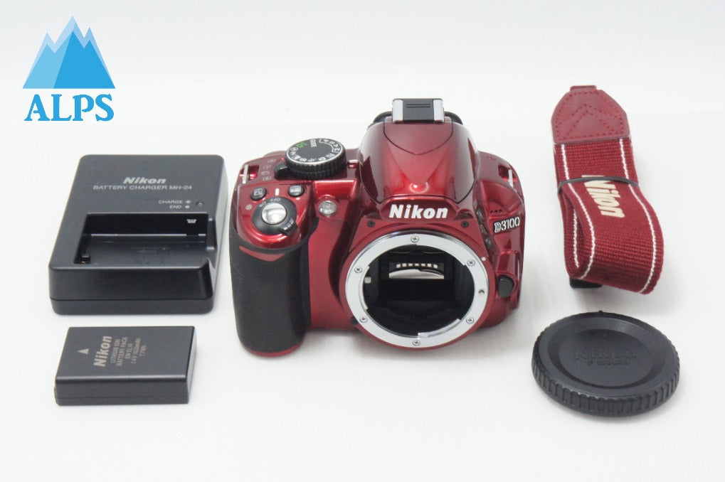 美品 Nikon ニコン D3100 ボディ デジタル一眼レフカメラ レッド