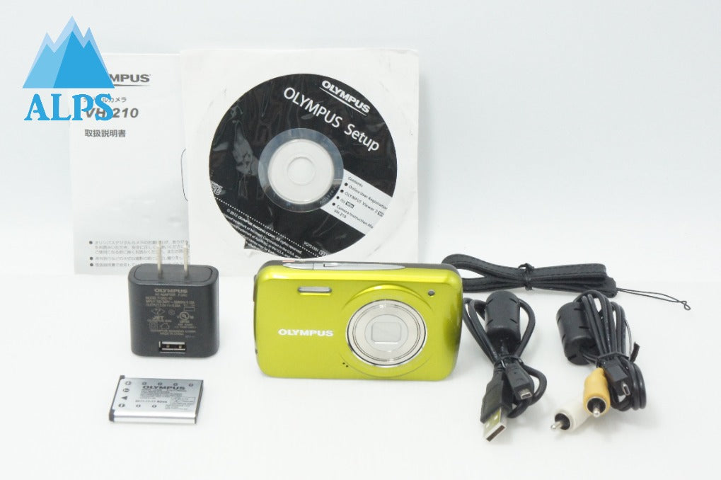 美品 OLYMPUS オリンパス VH-210 コンパクトデジタルカメラ グリーン