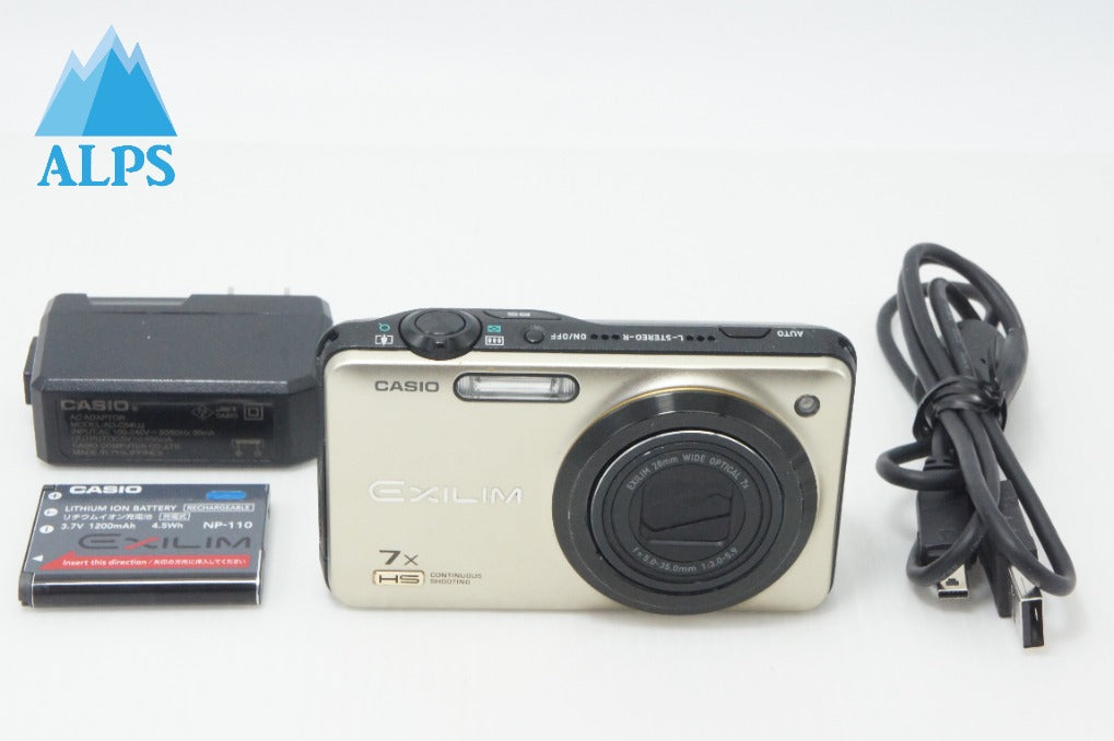 良品 CASIO カシオ EXILIM EX-ZR15 コンパクトデジタルカメラ ゴールド
