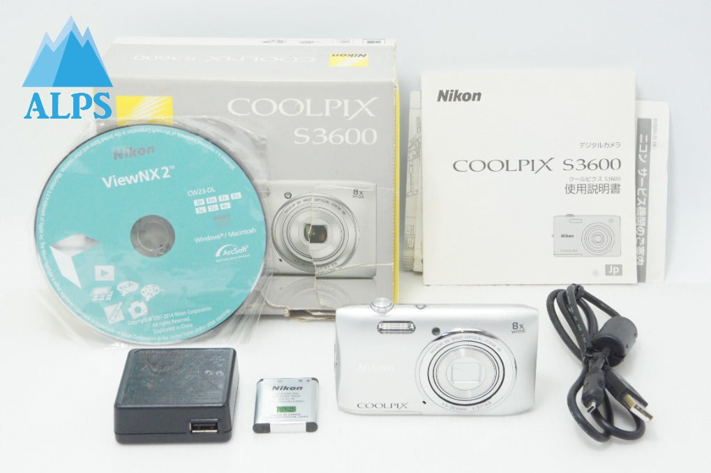 良品 Nikon ニコン COOLPIX S3600 コンパクトデジタルカメラ