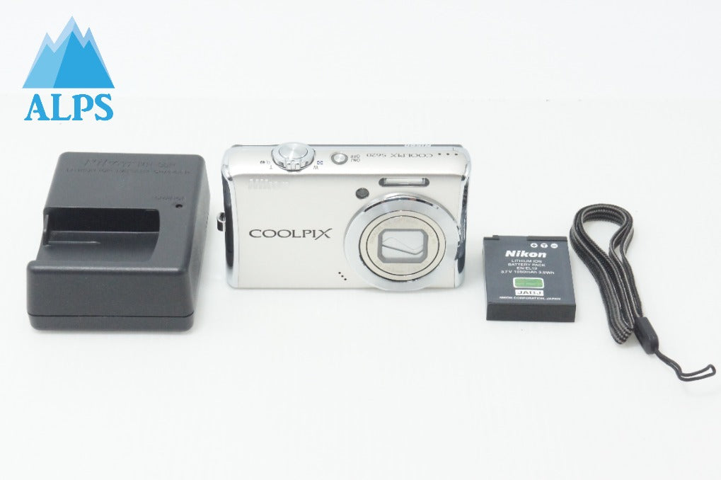 美品 Nikon ニコン COOLPIX S620 コンパクトデジタルカメラ シルバー
