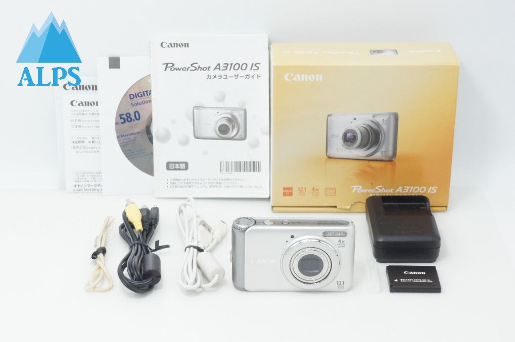 Canon PowerShot A3100 IS Compact Digital Camera Silver with