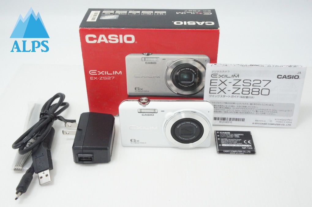 Excellent Condition CASIO EXILIM EX-ZS27 Compact Digital Camera
