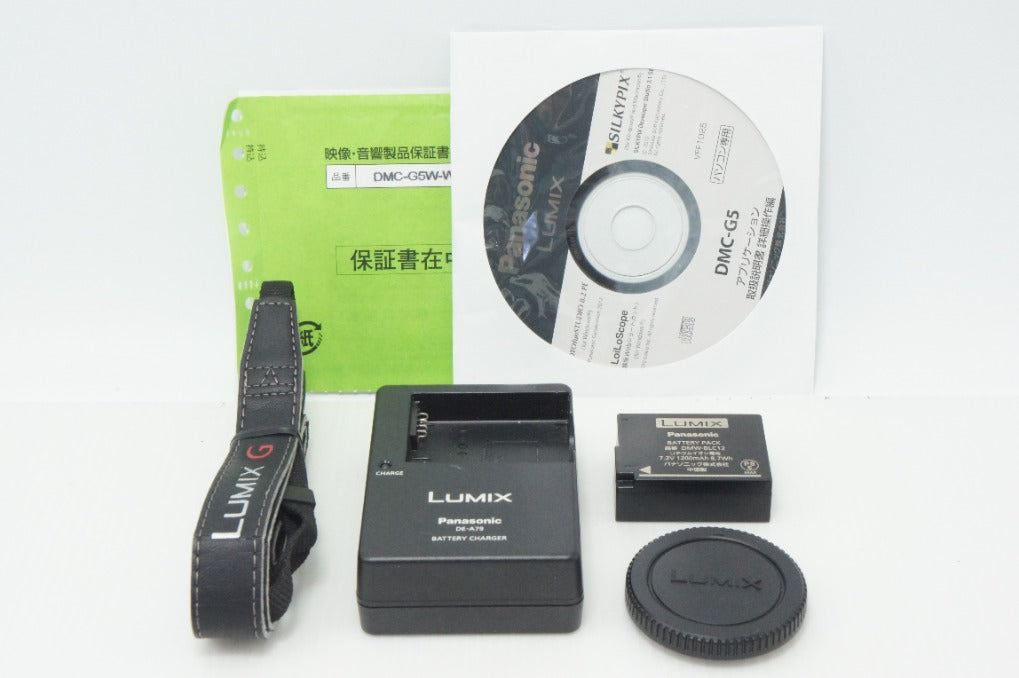 良品 Panasonic パナソニック LUMIX DMC-G5 ボディ ミラーレス一眼カメラ ホワイト 260727l