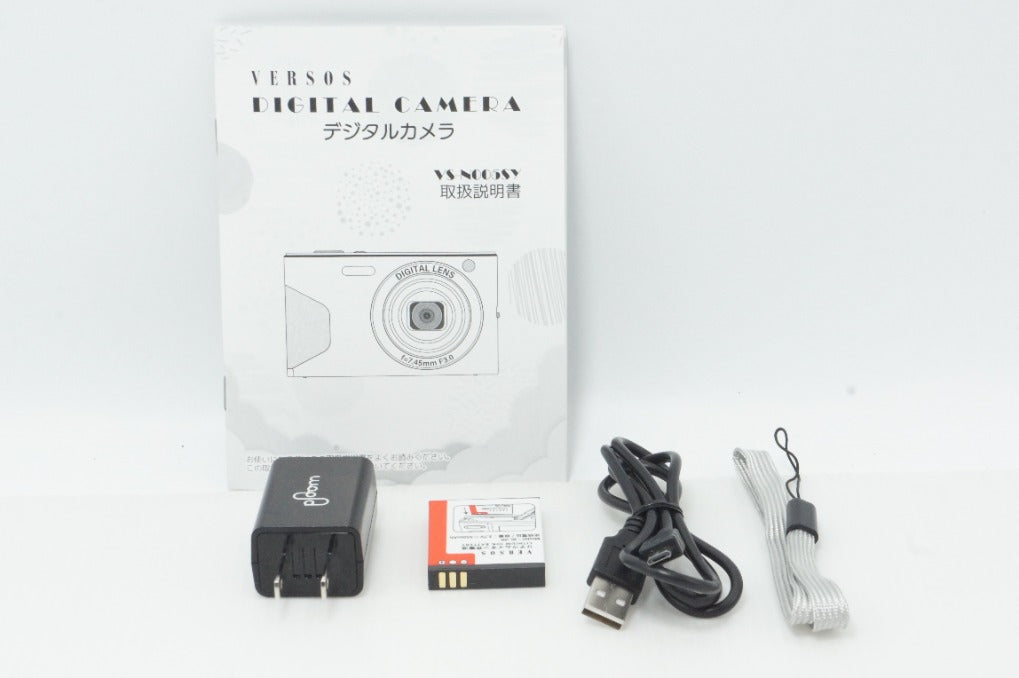 美品 VERSOS ベルソス VS-N005SY コンパクトデジタルカメラ ホワイト 260618d