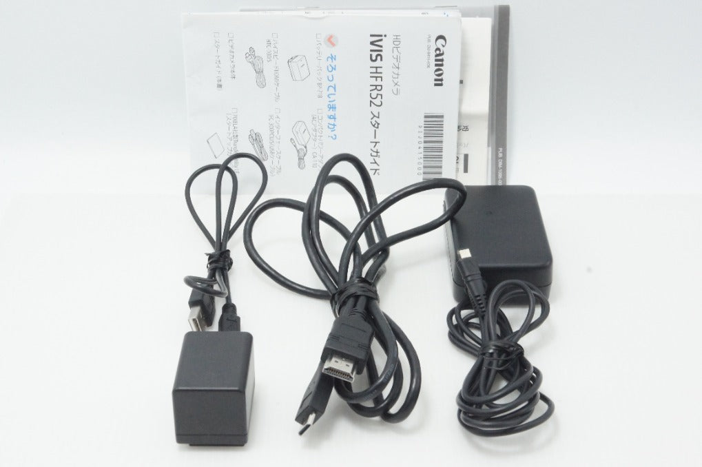 美品 Canon キヤノン iVIS HF R52 ハイビジョンデジタルビデオカメラ ブラウン 260626aa