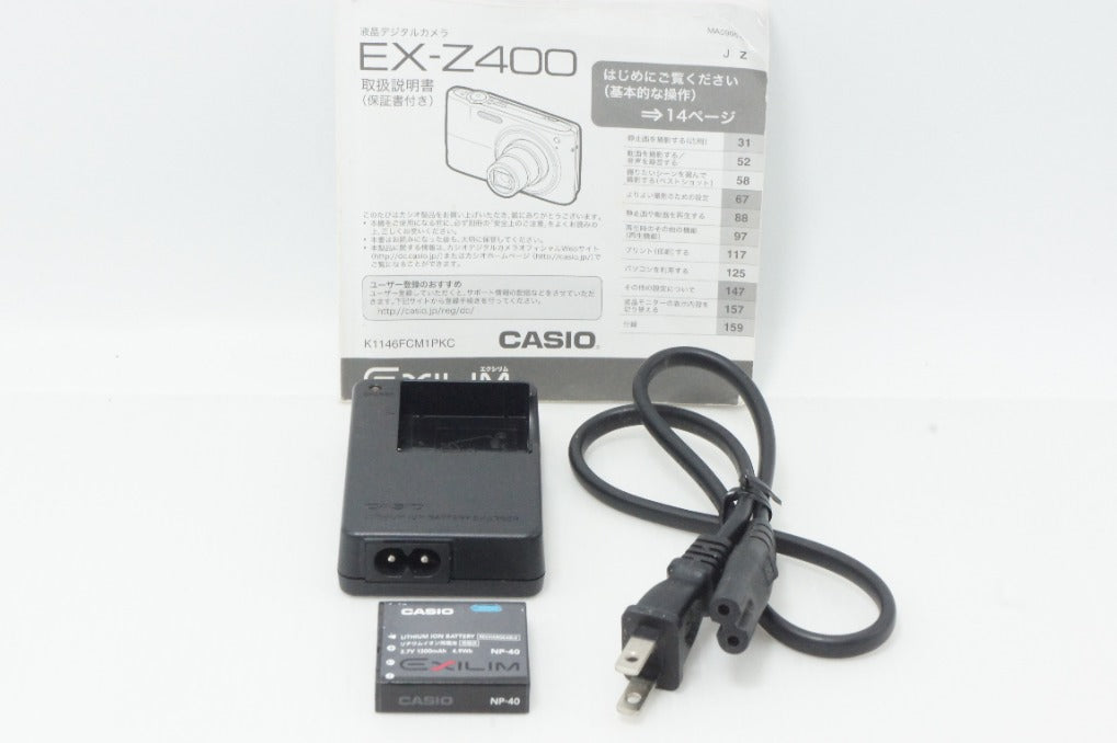 美品 CASIO カシオ EXILIM EX-Z400 コンパクトデジタルカメラ ゴールド 260616am