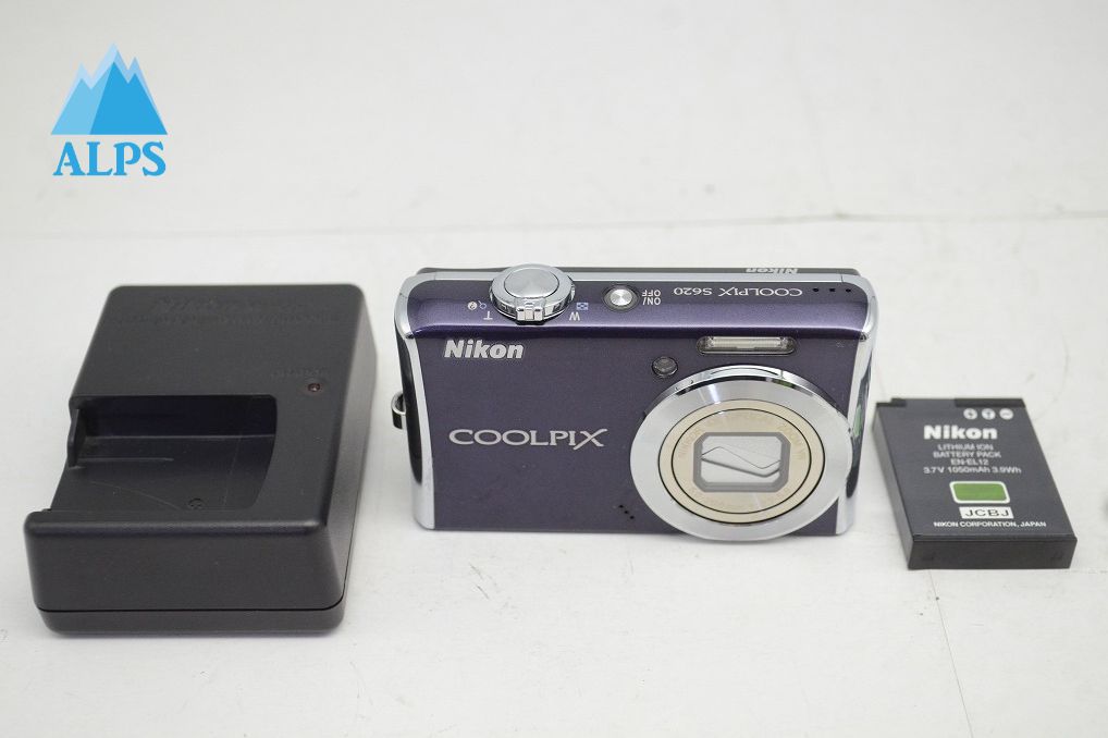 訳あり品 Nikon ニコン COOLPIX S620 コンパクトデジタルカメラ グロスパープル 251010g