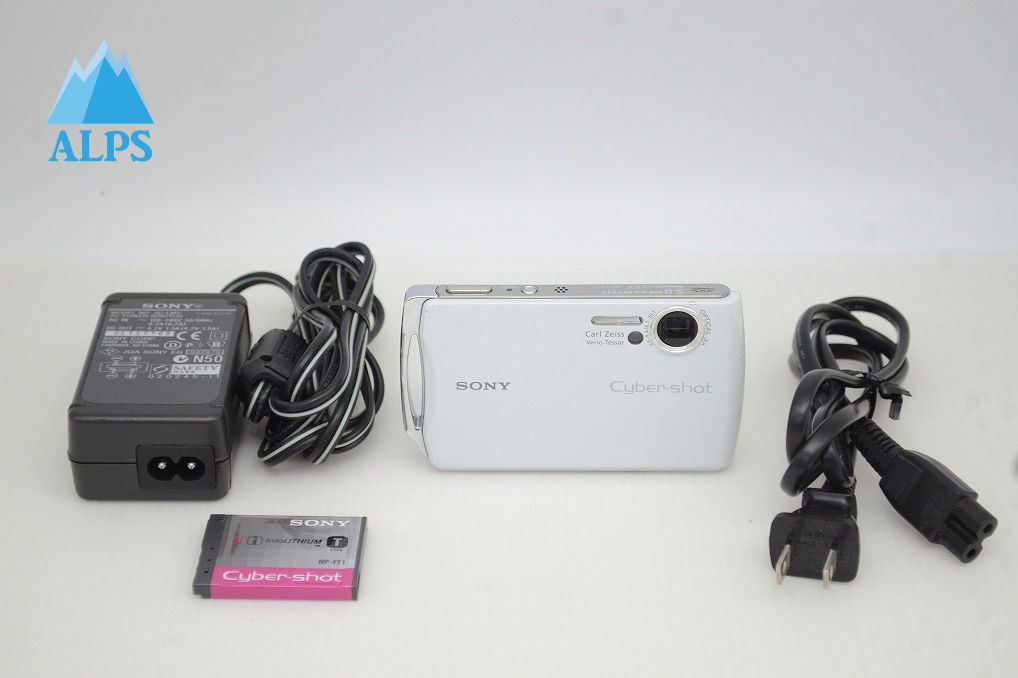 良品 SONY ソニー Cyber-shot DSC-T11 コンパクトデジタルカメラ ホワイト 251101af