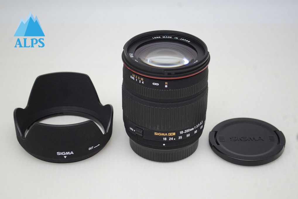 良品 SIGMA シグマ 18-200mm F3.5-6.3 DC PENTAX ペンタックス K
