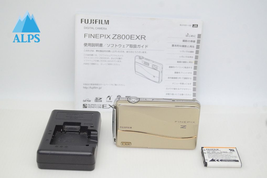 FUJIFILM フジフィルム FinePix Z800EXR コンパクトデジタルカメラ ゴールド 251209f