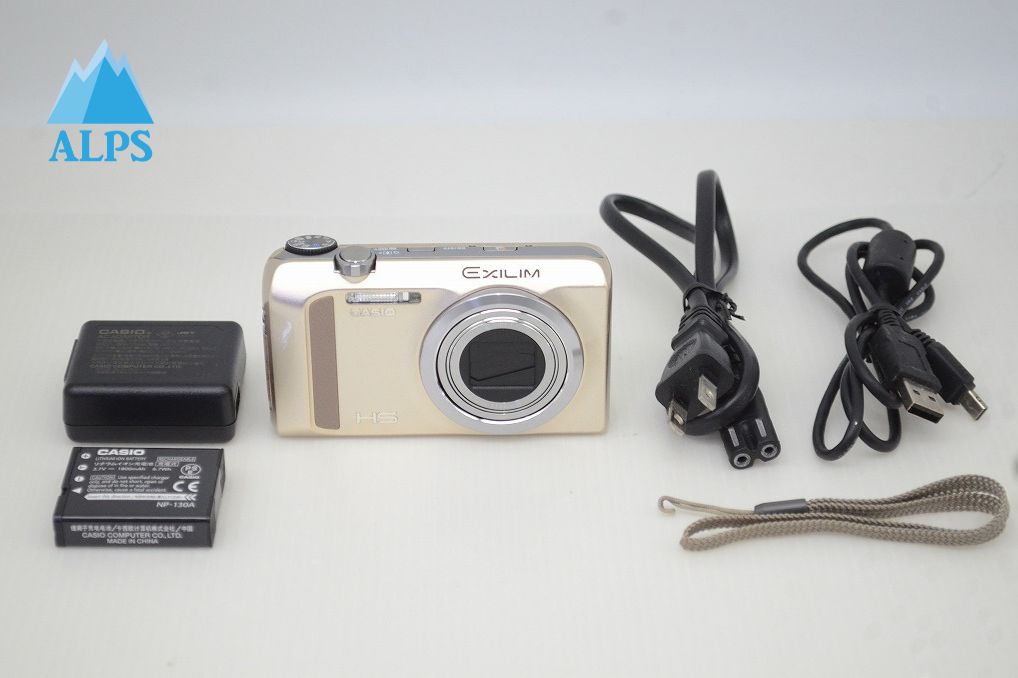 美品 CASIO カシオ HIGH SPEED EXILIM EX-ZR500 コンパクトデジタルカメラ ゴールド 251210v