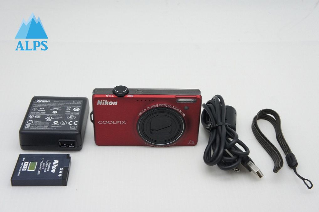 良品 Nikon ニコン COOLPIX S6000 コンパクトデジタルカメラ フラッシュレッド 251209i