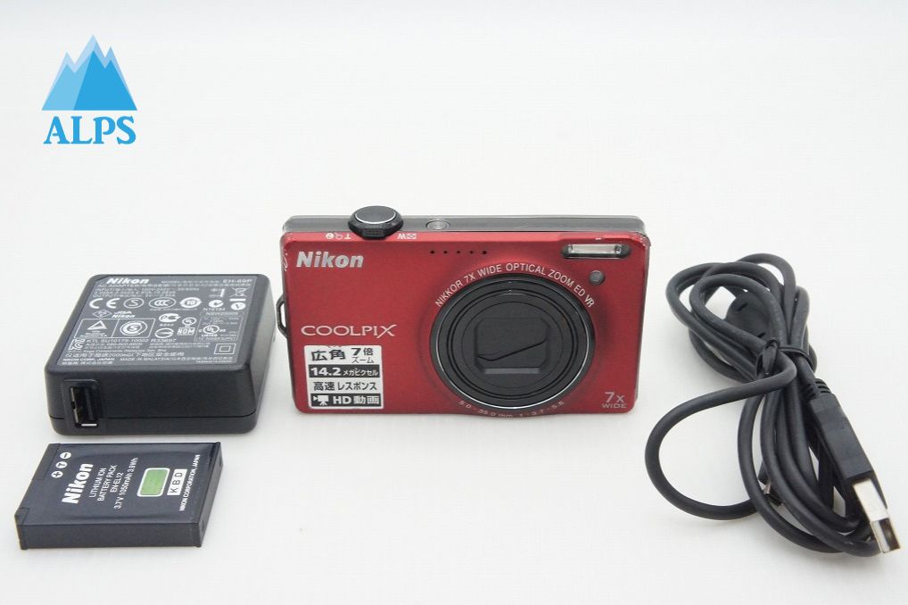 Nikon ニコン COOLPIX S6000 コンパクトデジタルカメラ フラッシュレッド 251215w