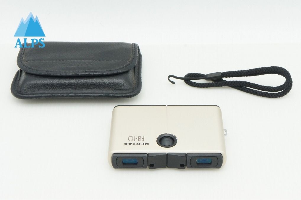 美品 PENTAX ペンタックス FLABINO FB-10 双眼鏡 ローズゴールド ケース付 260113n