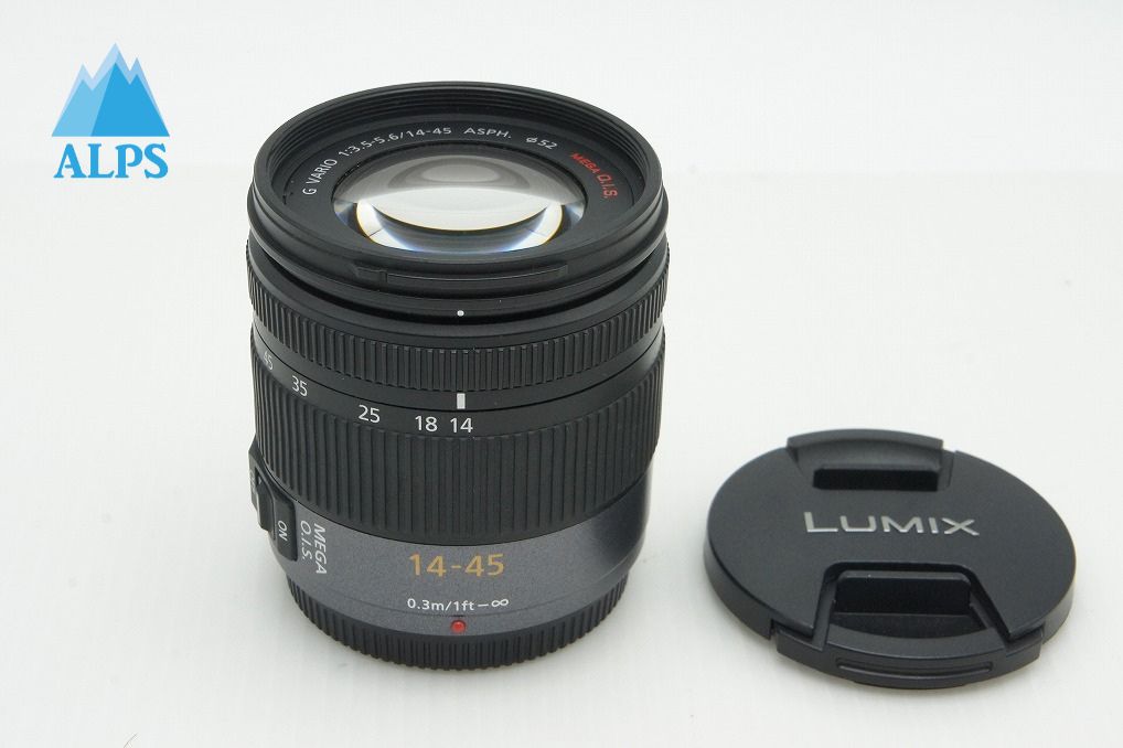 良品 Panasonic LUMIX G VARIO 14-45mm F3.5-5.6 ASPH. MEGA O.I.S. H-FS014045 マイクロフォーサーズ 260126u