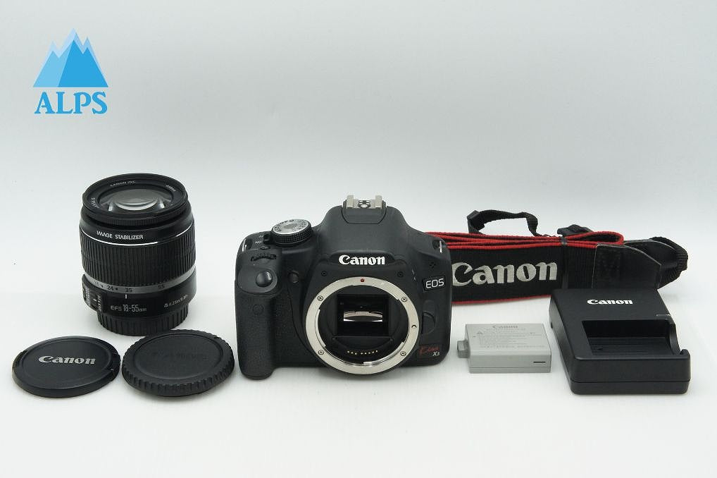 Canon キヤノン EOS Kiss X3 レンズキット (EF-S 18-55mm F3.5-5.6 IS) デジタル一眼レフカメラ 260303n