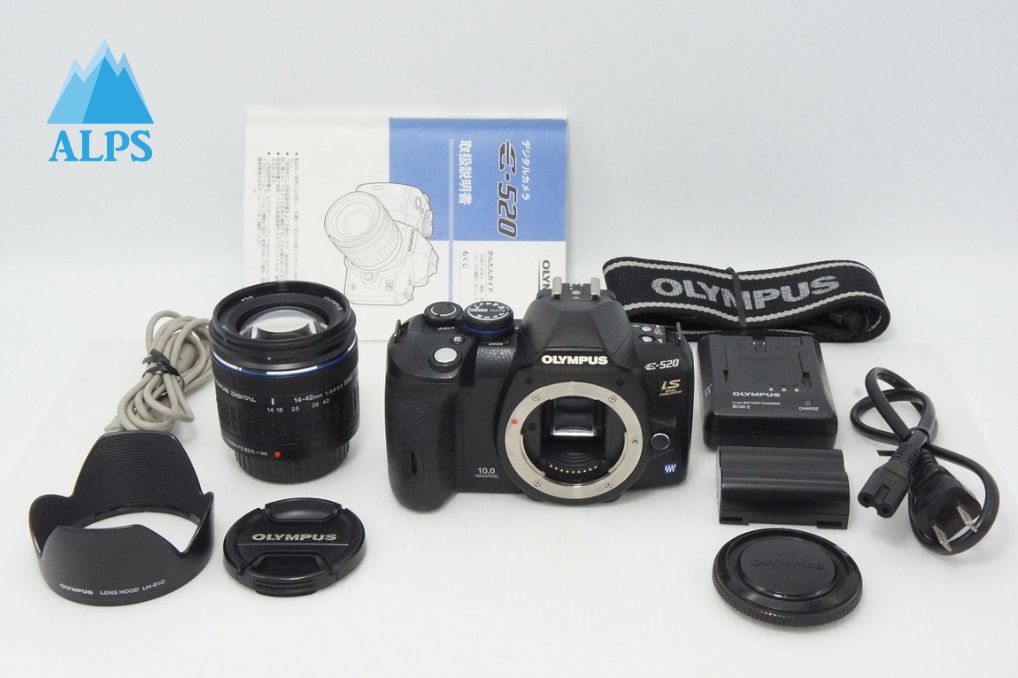 動作確認済 OLYMPUS E-520 14-42mm レンズセット 良品 OLYMPUS オリンパス E-520 + ZUIKO DIGITAL ED 14-42mm F3.5-5.6