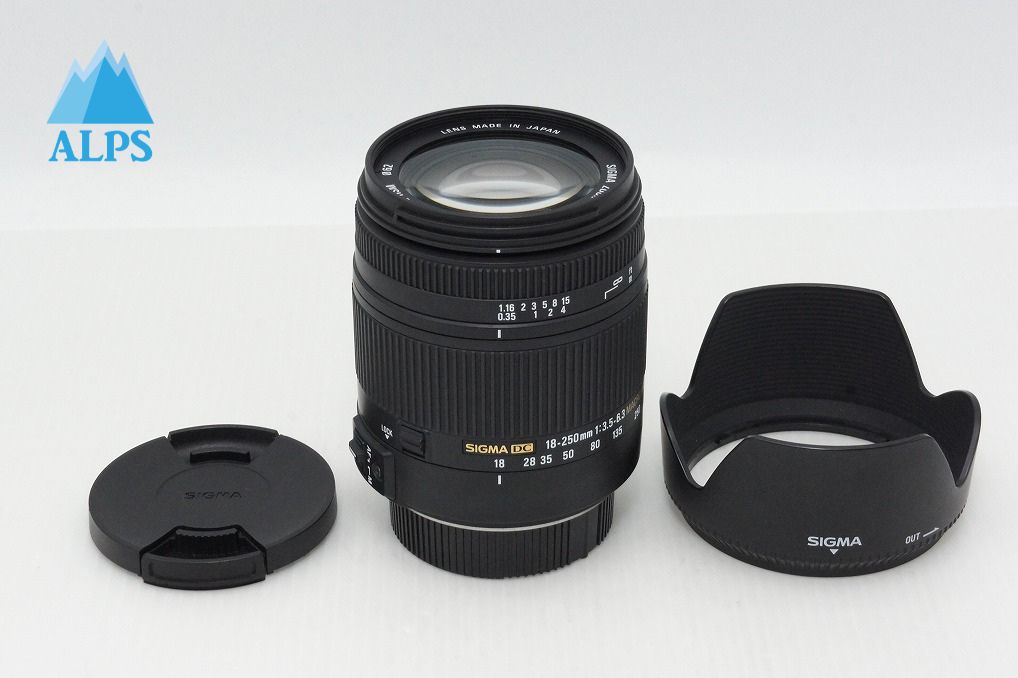 良品 SIGMA シグマ 18-250mm F3.5-6.3 DC MACRO HSM PENTAX