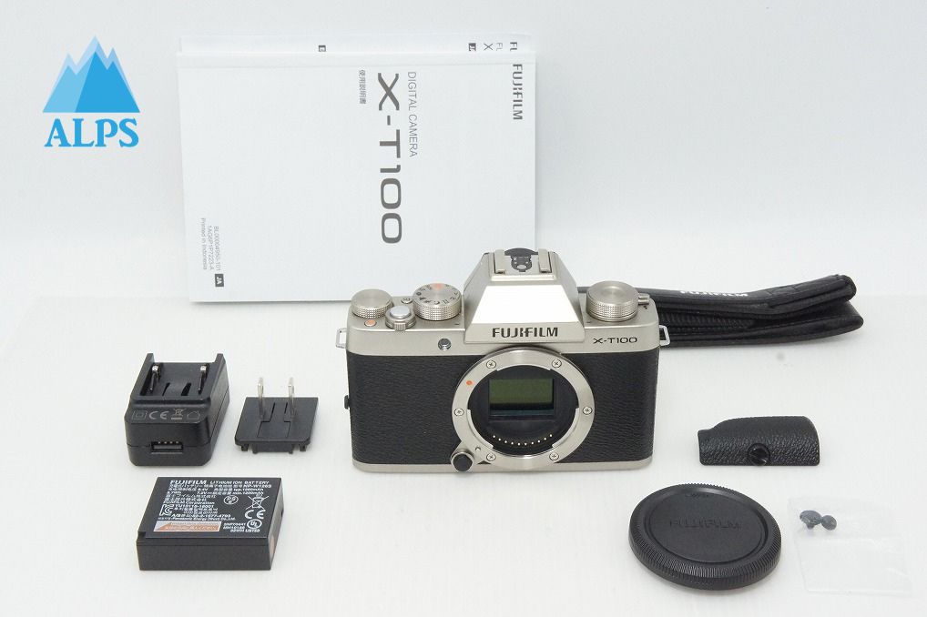 FUJIFILMX-T100 シャンパンゴールド0485 FUJIFILM X-T100 Mirrorless Digital Camera with 15-45mm Lens