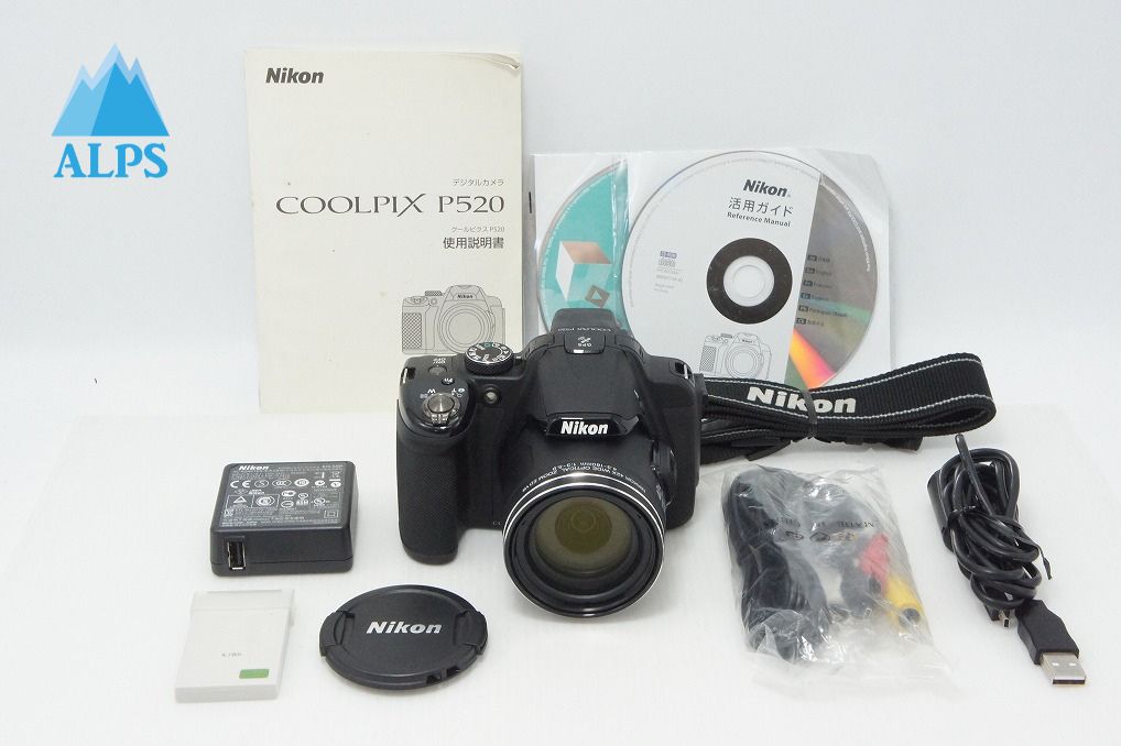 Nikon COOLPIX P520 デジタルカメラ 現状渡し 良品 Nikon ニコン COOLPIX P520 デジタルカメラ ブラック 260430g