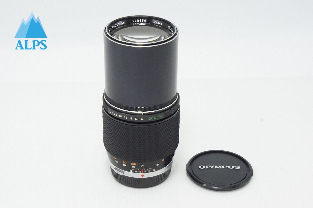 良品 OLYMPUS オリンパス OM-SYSTEM E.ZUIKO AUTO-T 200mm F4 MF 単