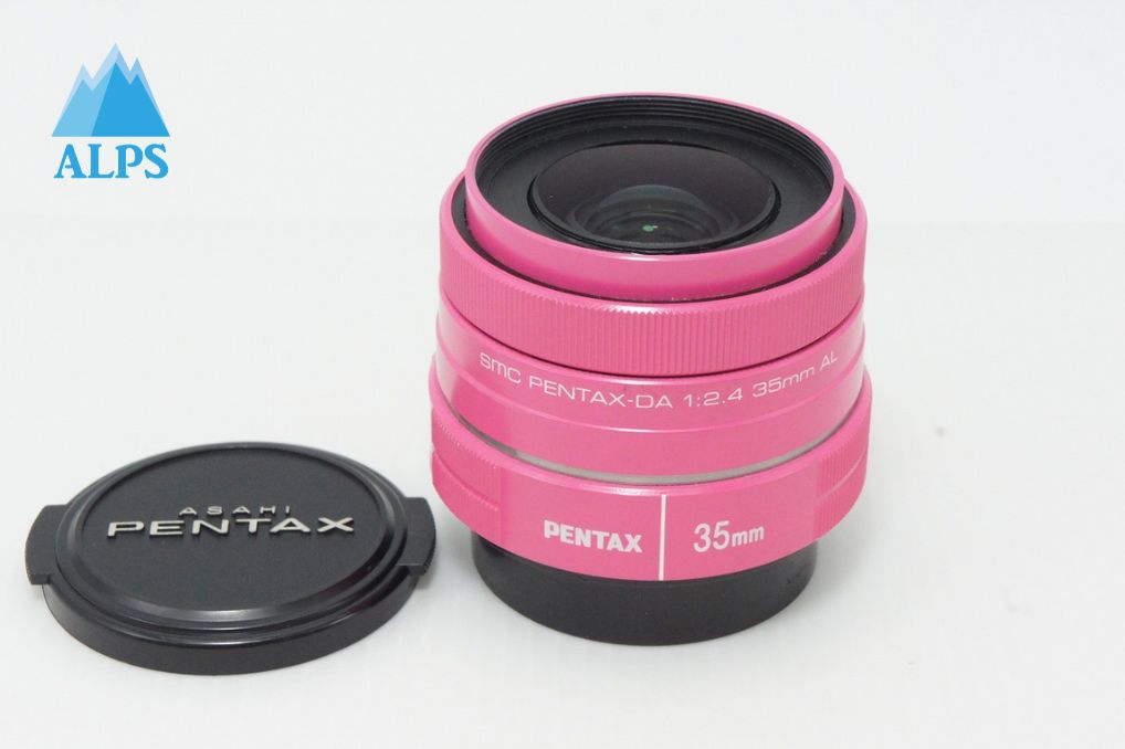 良品 ペンタックス smc PENTAX DA 35mm F2.4 AL 単焦点レンズ ピンク