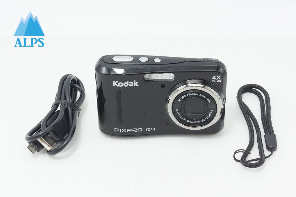 美品 Kodak コダック PIXPRO FZ43 コンパクトデジタルカメラ ブラック 260612q