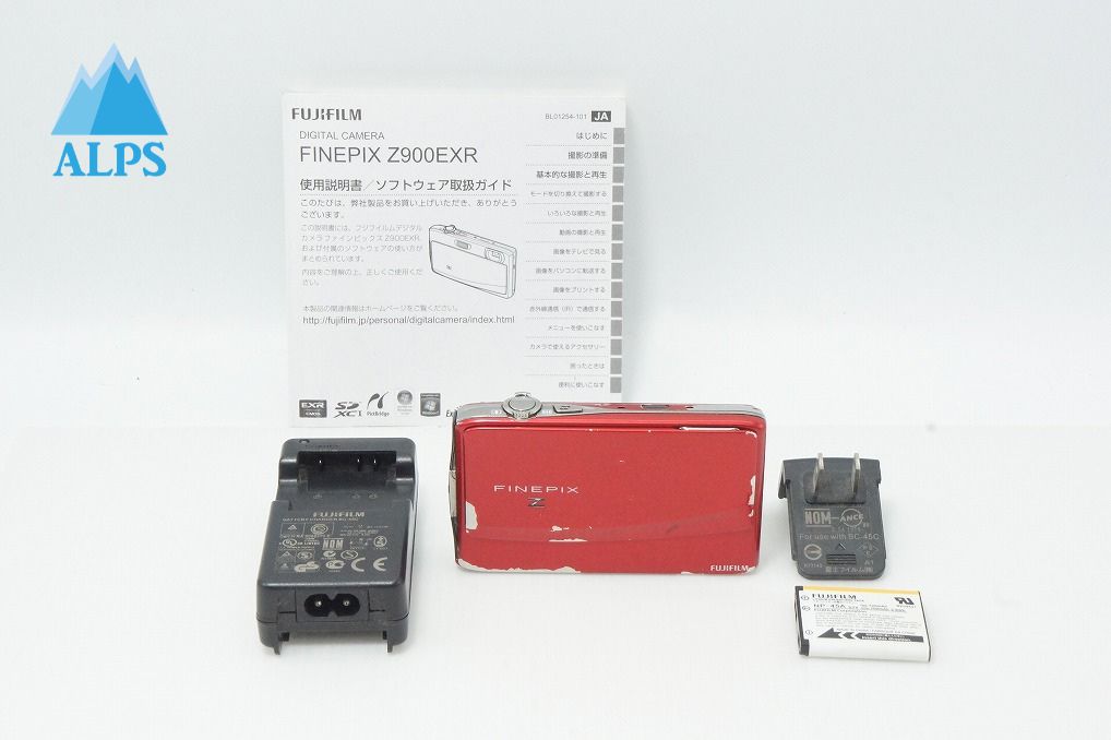 美品　Fujifilm FinePix Z900EXR　レッド【付属品あり】 FUJIFILM FinePix Z900EXR Compact Digital Camera Red 260612g