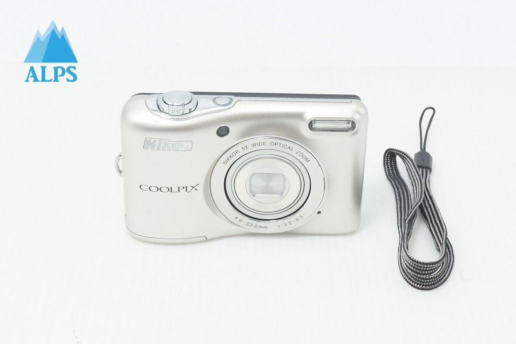 美品 Nikon ニコン COOLPIX L30 コンパクトデジタルカメラ シルバー