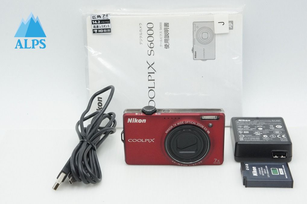 S6000 COOLPIX Nikon レッド - ニコン by コンパクトデジタルカメラ 並