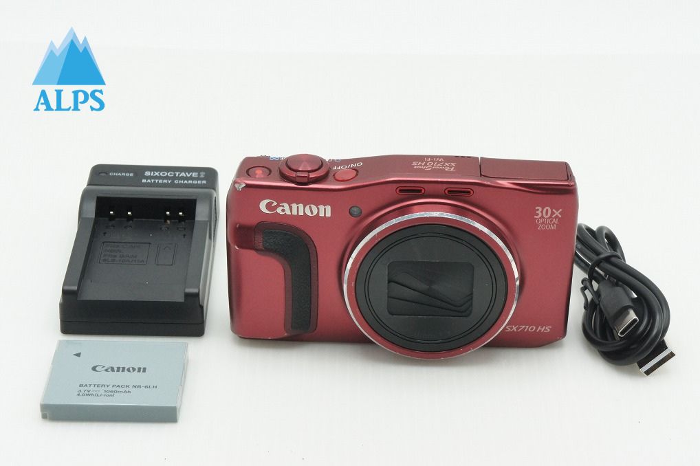 Canon キヤノン PowerShot SX710 HS コンパクトデジタルカメラ レッド 260304g