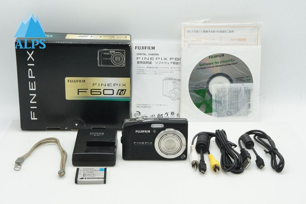 FUJIFILM フジフィルム FinePix F60fd コンパクトデジタルカメラ ブラック 元箱付 260113f