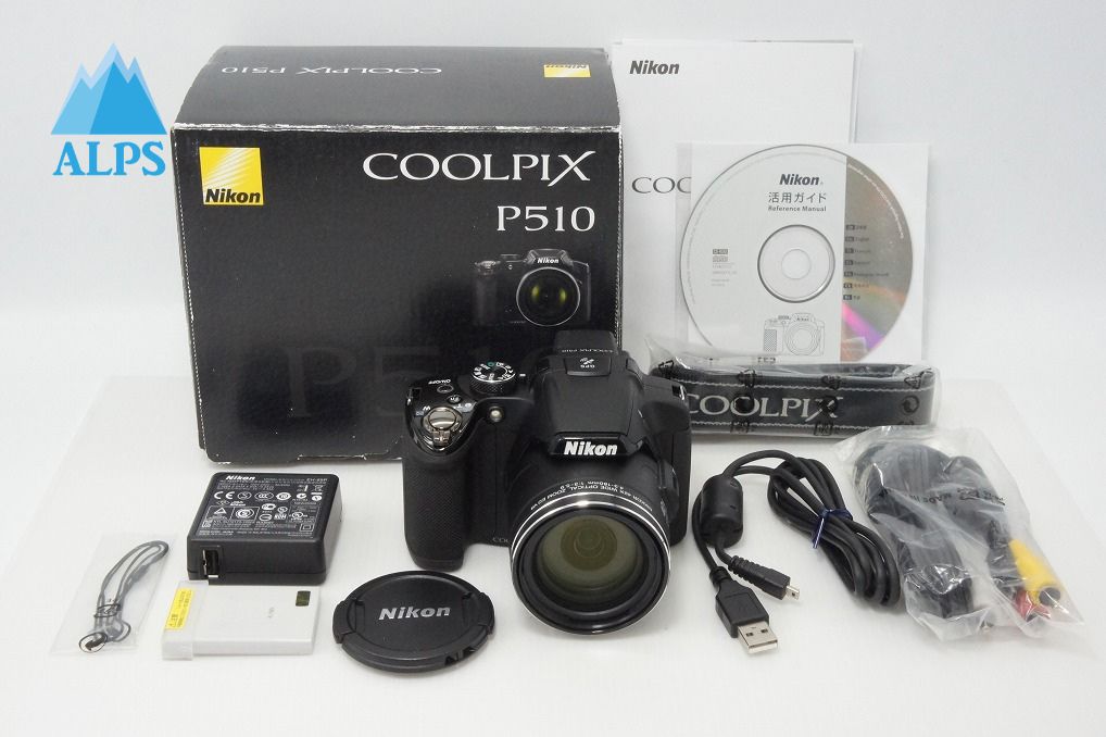 美品 Nikon ニコン COOLPIX P510 デジタルカメラ ブラック付 元箱 