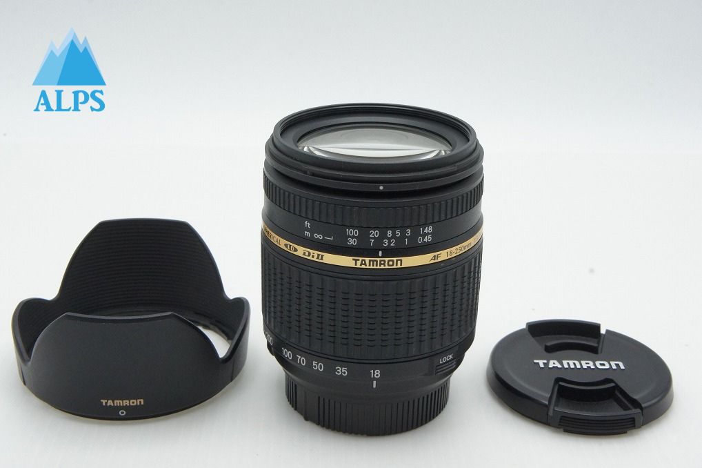 Excellent Condition TAMRON AF 18-250mm F3.5-6.3 Di II LD Aspherical IF MACRO A18 Nikon F-mount APS-C with Hood 260318k