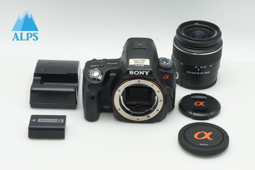 SONY ソニー α55 + DT 18-55mm F3.5-5.6 デジタル一眼レフカメラ ズームレンズキット 260116p