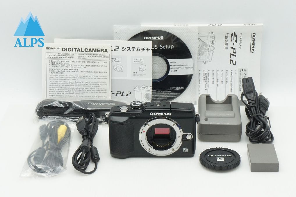 OLYMPUS オリンパス PEN Lite E-PL2 ボディ ミラーレス一眼カメラ ブラック 260107aa