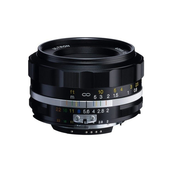 新品未使用品 VOIGTLANDER ULTRON 40mm F2 SL II S Aspherical Nikon FマウントAi-S CPU内蔵 ブラック 元箱付 260213l