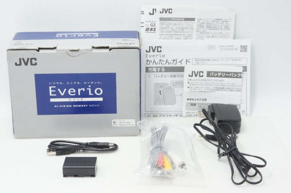 美品 JVC ケンウッド Everio GZ-E115 デジタルビデオカメラ ブラック 元箱付 260701f
