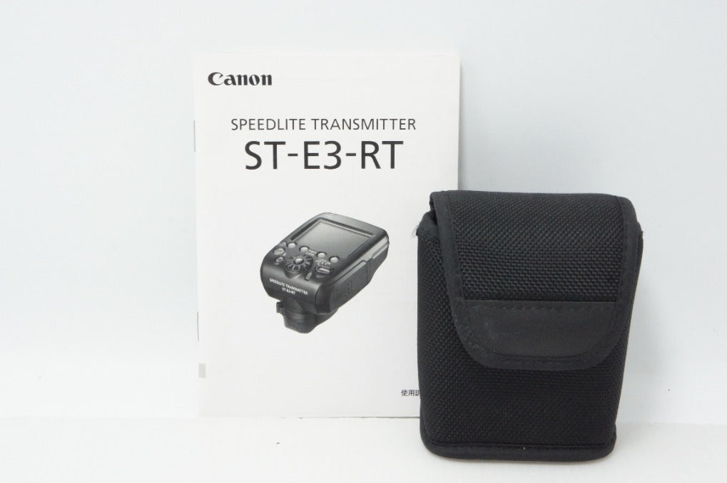 良品 Canon キヤノン SPEEDLITE TRANSMITTER ST-E3-RT スピードライトトランスミッター ケース付 260702q