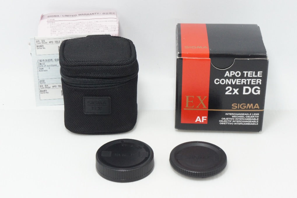 美品 SIGMA シグマ APO TELE CONVERTER 2X EX DG テレコンバーター PENTAX ペンタックス Kマウント 元箱付 260703t