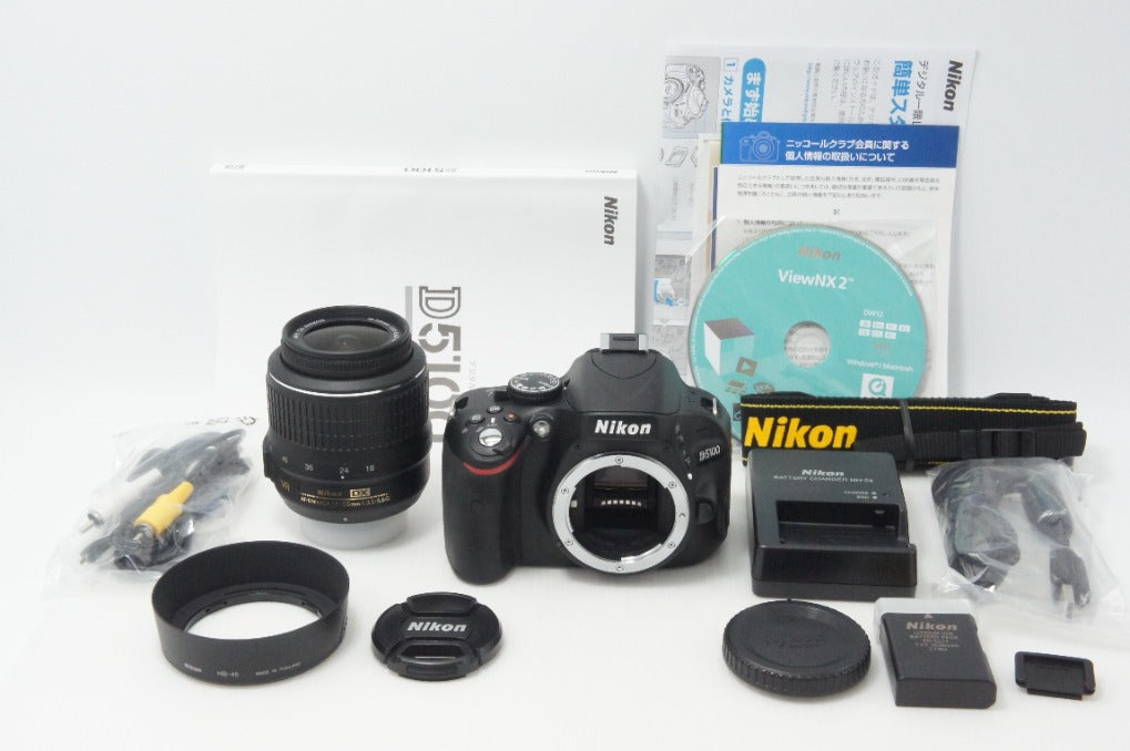 新品級 Nikon D5100 ボディ + AF-S DX NIKKOR 18-55mm VR レンズキット