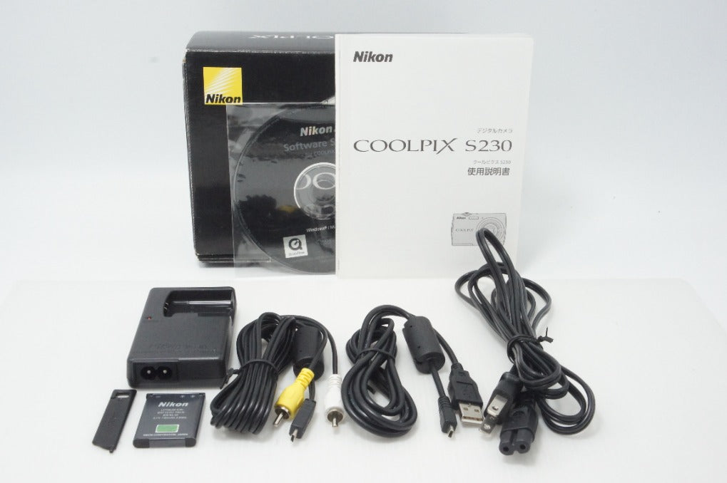 Nikon ニコン COOLPIX S230 コンパクトデジタルカメラ ソリッドシルバー 元箱付 260807c