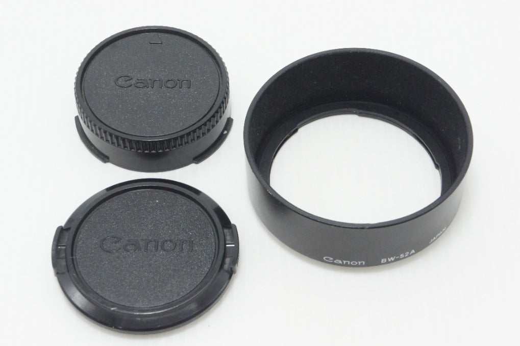 Canon キヤノン NEW FD 50mm F3.5 MACRO MF 単焦点レンズ フード付 260908e