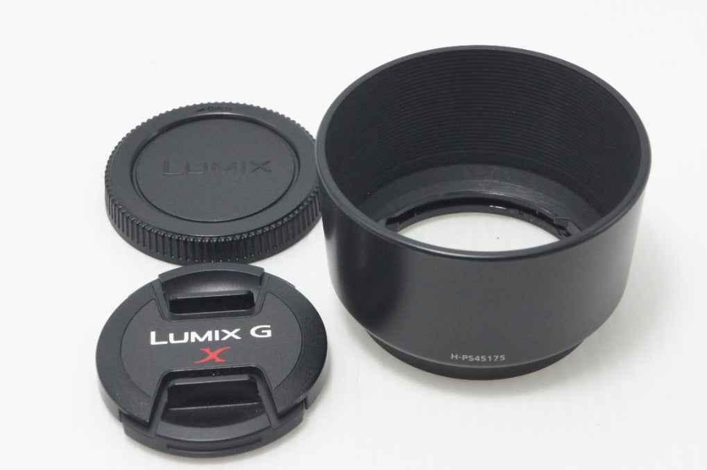 美品 Panasonic LUMIX G X VARIO PZ 45-175mm F4.0-5.6 ASPH. POWER O.I.S. H-PS45175 マイクロフォーサーズ フード付 260912g