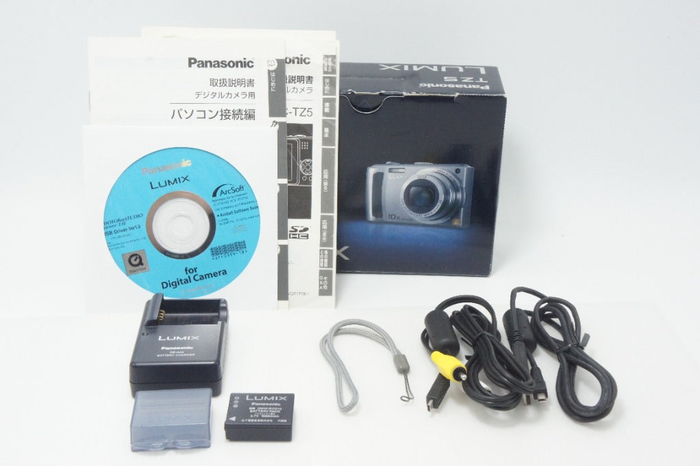 Panasonic パナソニック LUMIX DMC-TZ5 コンパクトデジタルカメラ ブラック 元箱付 261001j