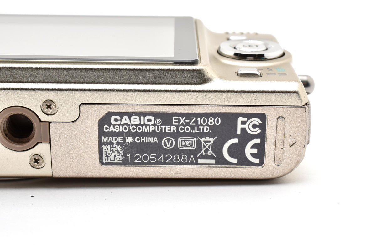 良品 CASIO カシオ EXILIM ZOOM EX-Z1080 コンパクトデジタルカメラ ゴールド 260928j