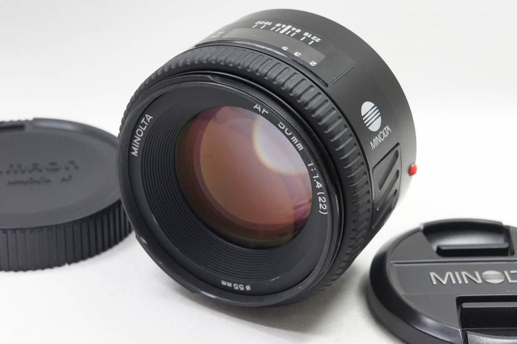 ソニーAマウント 単焦点レンズ　MINOLTA AF 50mm F1.4 New 良品 MINOLTA ミノルタ AF 50mm F1.4 NEW Second version SONY α